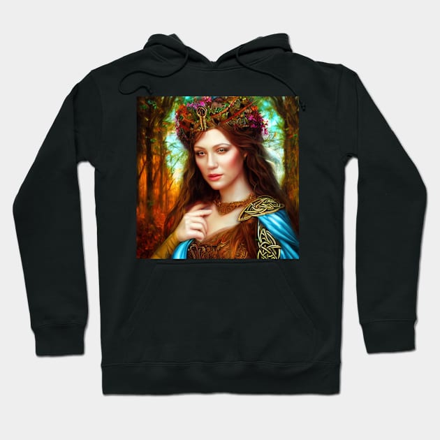 Celtic Princess #2 Hoodie by Prilidiarts